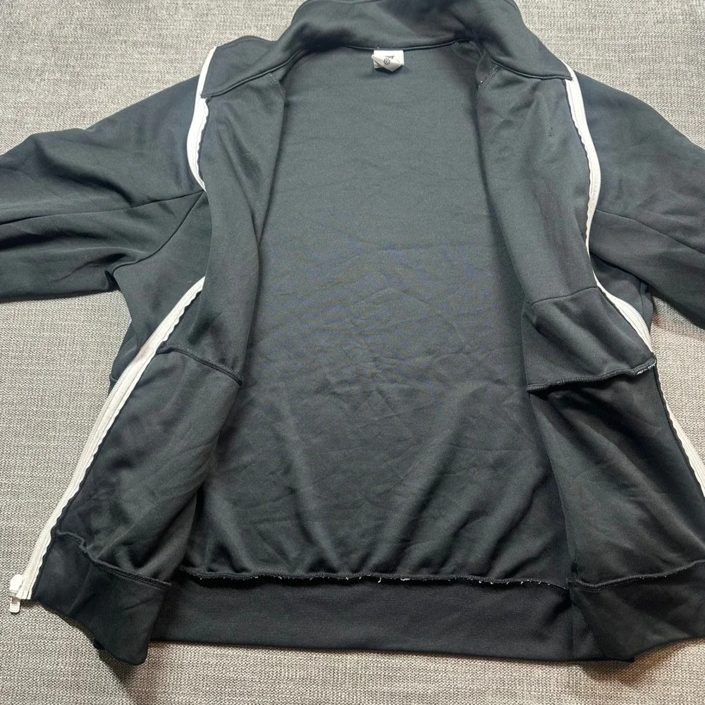 Nike Track Jacket Mens L Black  Full Zip Chest Pocket Sportswear Techwear